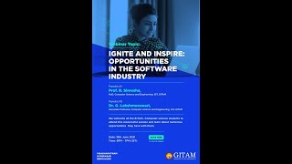 Webinar on Ignite and inspire: Opportunities in the software Industry