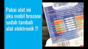 🔴 Alat untuk monitor aki mobil anda jika sudah tambah alat elektrik | Innova VLOG #15
