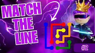 Flow Free 9x9 Max Levels Challenge | Match the Lines with colours without crossing Lines #2 screenshot 3