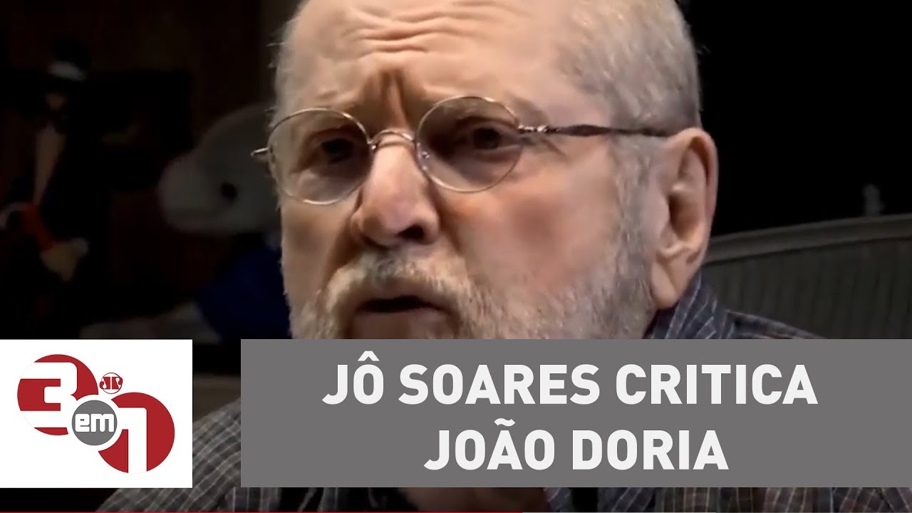 Joao Doria Diz Que Nao Quer Brigar Com Jo Soares Prisma R7 R7 Planalto
