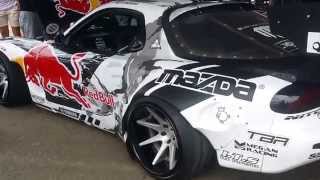 Mad Mike Whiddett 26B RX7 Drift car at World Time Attack Championship Eastern Creek 2014 WTAC SMP