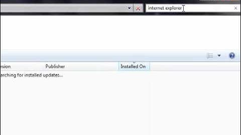 How to remove internet explorer 9