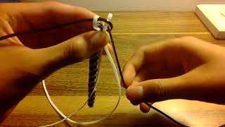 How to do the circle (barrel) stitch // #boondoggle #lanyards #gimptutorial