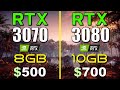 RTX 3070 vs. RTX 3080 | Test in 4K | How Big is The Difference?