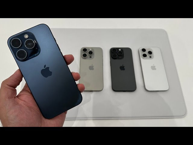 Apple iPhone 15 Pro 1TB Titanio azul