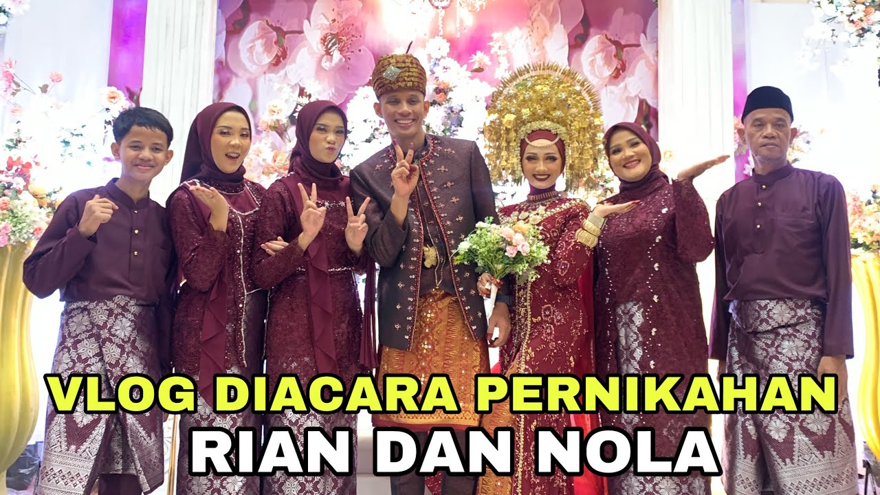 VLOG!!! ACARA PERNIKAHAN RIAN DAN NOLA!!!