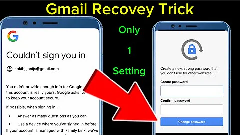 Gmail recovery without verification code I 2 step verification gmail forgot password