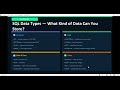 SQL from very scratch or beginner friendly