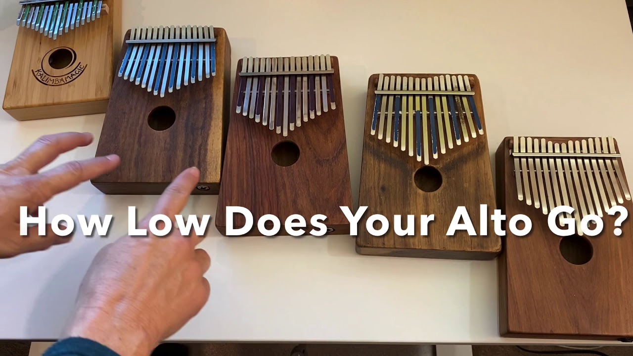 How Low Can Your Alto Kalimba Go?