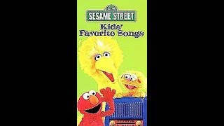 Sesame Street Kids Favorite Songs 1999 Vhs