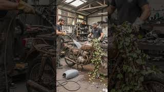 Restoring an Abandoned Honda Motorcycle to Showroom Condition 🔥