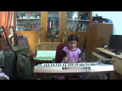 playing Madurai MANI Iyer Notes in keyboard by BHA...