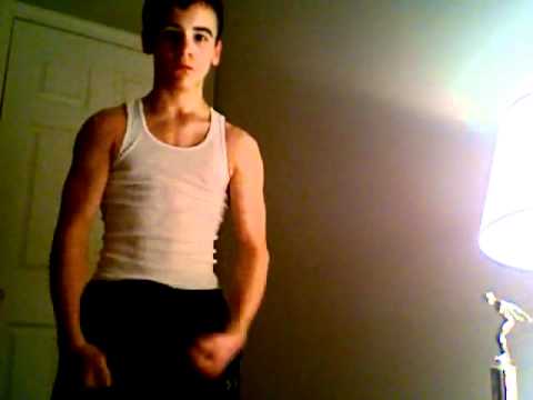 13 year old flexing