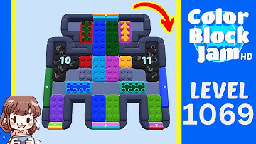 Color Block Jam Level 1069 Solution Walkthrough