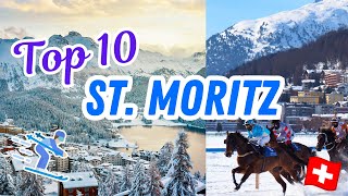 TOP 10 things to do in ST MORITZ, SWITZERLAND | Luxury Swiss village tour, Glacier Express, & more! by The Traveling Swiss – Alexis & Louis 16,578 views 3 months ago 12 minutes