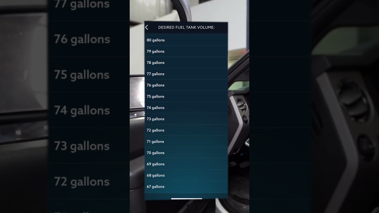 2011-22 Ford EZ Lynk Fuel Tank Size Recalibration with S&B Tank 