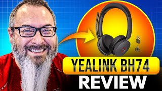 Yealink BH74 Review + Mic Test | Hybrid Work Headset with Teams Voice Isolation