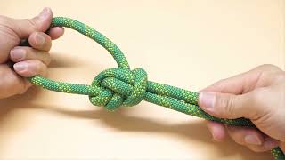 Very strong and secure two knots by 绳结编织 1,286 views 1 year ago 1 minute, 32 seconds
