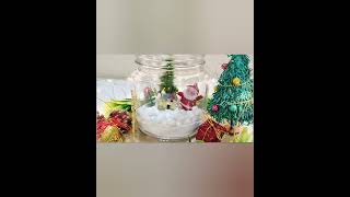 Last minute Christmas decoration DIY/room decor/winter project/Christmas decoration/snow globe diy