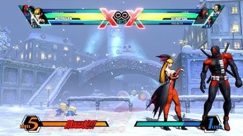 Ultimate Marvel vs Capcom 3 - Easy Morrigan BnB