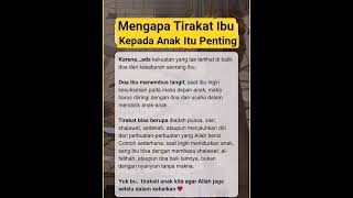 Mengapa Tirakat Ibu Pd Anak Itu Penting tirakat doa dzikiribadah  sholawat kehidupan