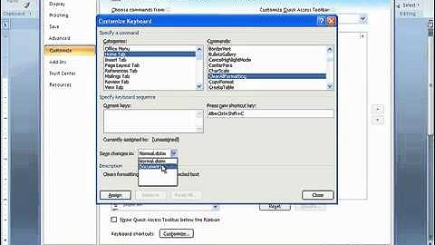 Word 2007 Tutorial 3 - Making Customized Keyboard Shortcuts.mp4