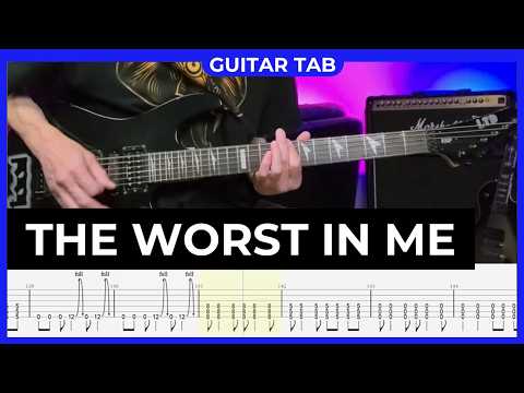Bad Omens - The Worst In Me - Guitar Tab | Lesson | Cover | Tutorial