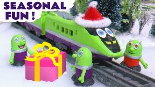 Fun Snow Stories with Toy Trains and The Funlings