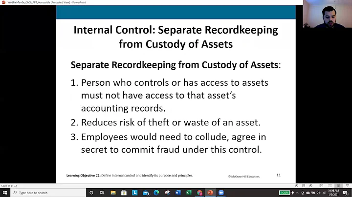 Chapter 6 Lecture Video: Cash, Fraud, and Internal Controls
