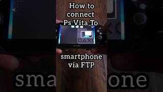 Connect Ps Vita to the Smartphone via FTP       #shorts #psvita #psp