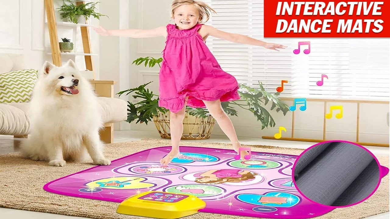 Interactive Dance Mat – Fun LED Music Play Mat for Kids! 🎶💃 - YouTube