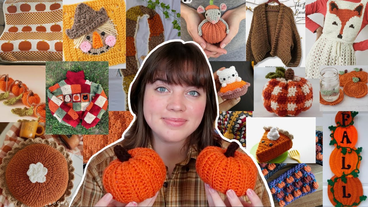 50 easy crochet project ideas for FALL with free patterns (beginner  friendly) 