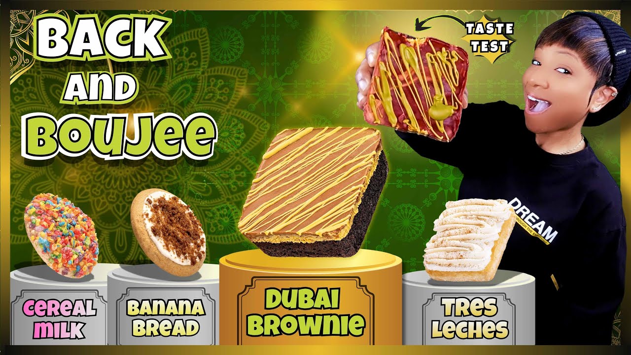 Crumbl Dubai Brownie Is BACK 😍🍫 | ASMR Mukbang (No Talking) - YouTube