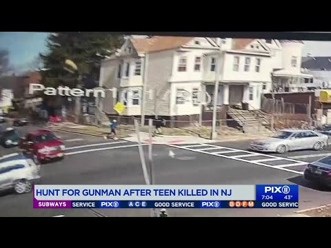 Hunt for gunman after teen killed in NJ