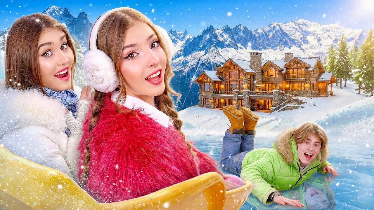 Nous Avons Construit Une Maison Secrète D'Hiver ! Une Maison Entièrement Recouverte De Neige