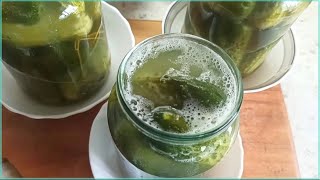 КАК ПРИГОТОВИТЬ КВАШЕНЫЕ ОГУРЦЫ НА ЗИМУ в воде🥒👍 (хранение без подвала) - ПОВТОР