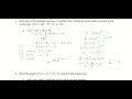 Precalc Chapter 2 Quiz (10/15/24)
