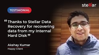 Stellar Data Recovery Gurugram - Testimonial by Akshay Kumar