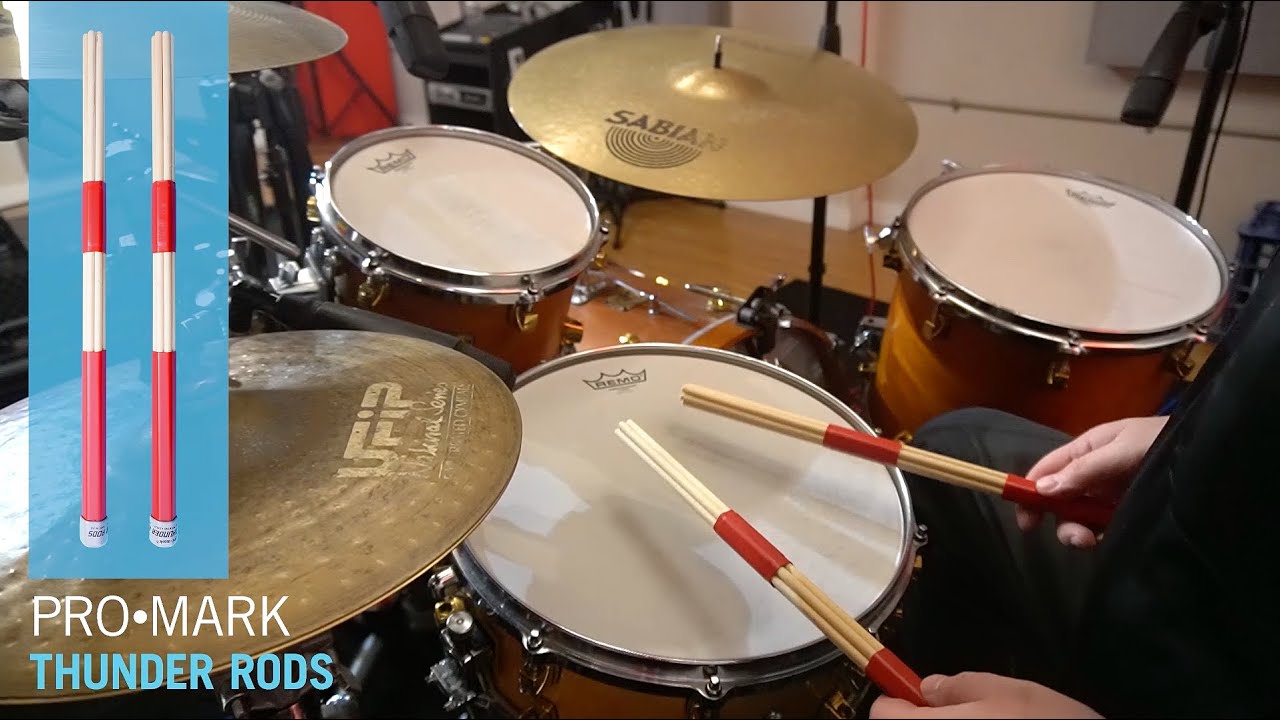 Pro•Mark Thunder Rods. 7 extra large premium select birch dowels. Promark alternative to drum sticks