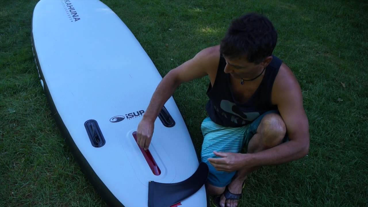 Kahuna ISUP Paddleboard Fin Install YouTube