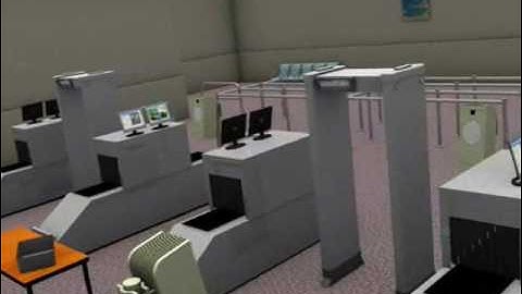 Airport Safety Checkpoint "explosives & deadly contraband"