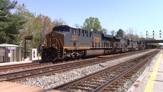 Empty Coal train E781 west at St Denis MD from Curtis Bay Yard Baltimore, MD to Grafton, WV