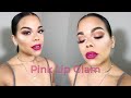 Pink Lip Glam | Pop of pink tutorial