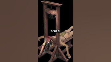 How a Guillotine Works #howthingswork #history #shorts