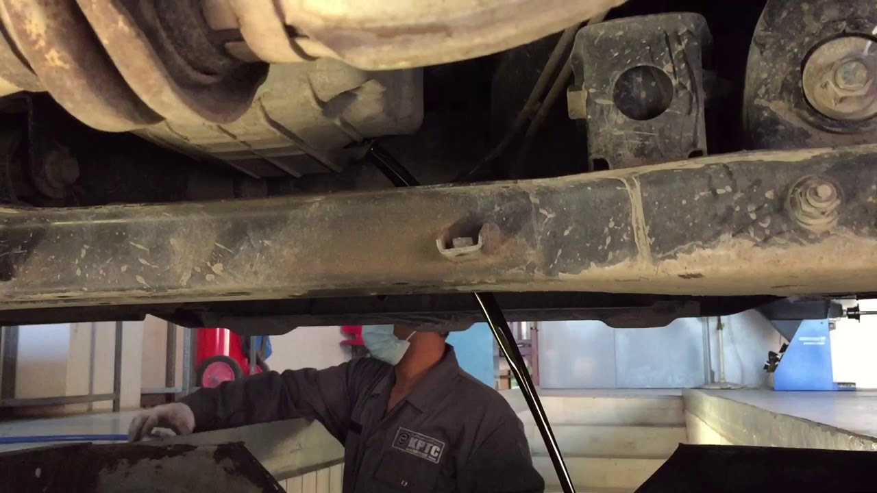 HOW TO CHANGE OIL & FILTER OF PAJERO 2017 YouTube