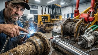 Reviving Ancient Iron: John Deere 350C Track Loader Restoration!