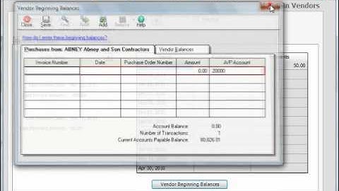 Peachtree Tutorial Adding Vendors Sage Training Lesson 5.2