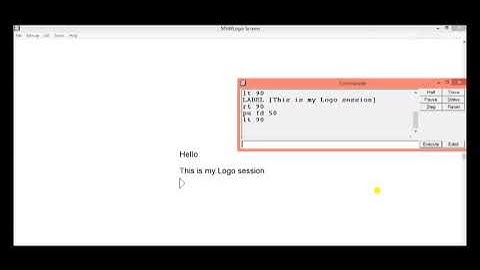 L-9 MSWLogo command and print command