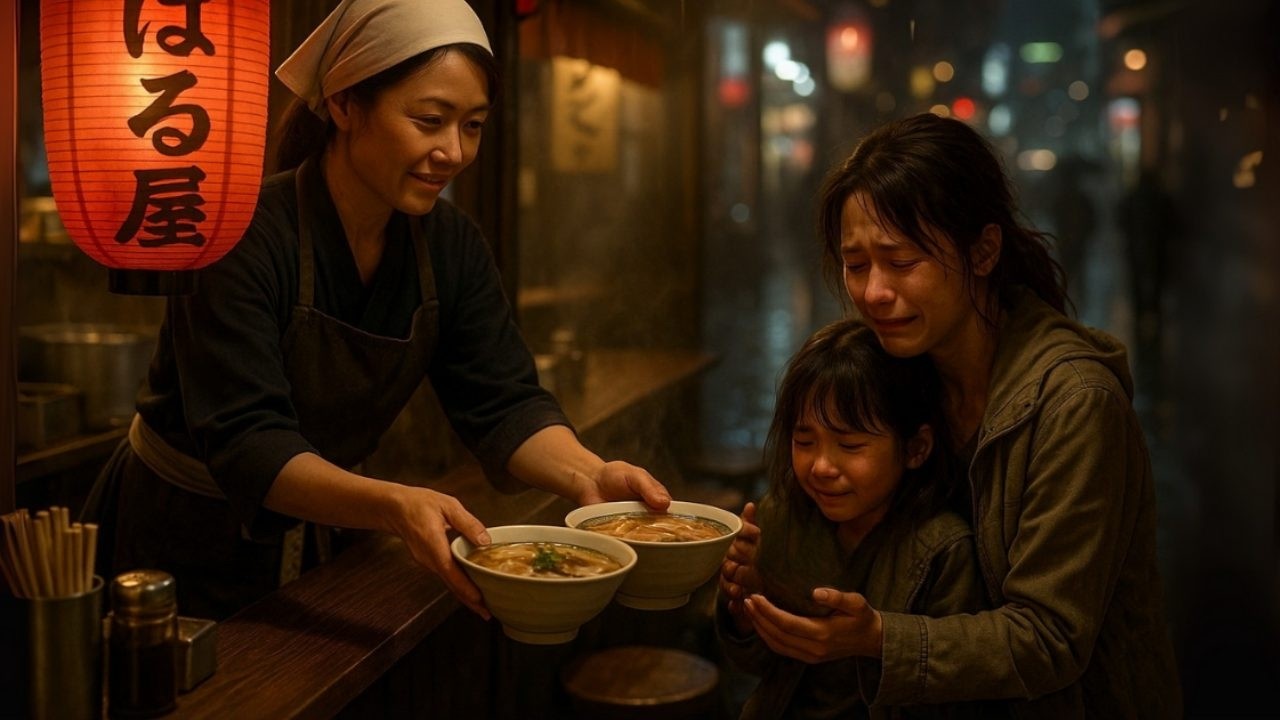 「いいから食べて」所持金500円の汚れた母娘…10年後、浮浪者となった屋台店長の前に現れたのは・・・