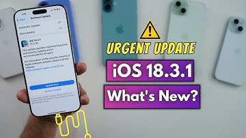 iOS 18.3.1Released | Urgent Update | iOS 18.3.1 What